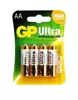 Bateria GP 1,5V AA LR06 ULTRA ALKALINE - 4 szt.